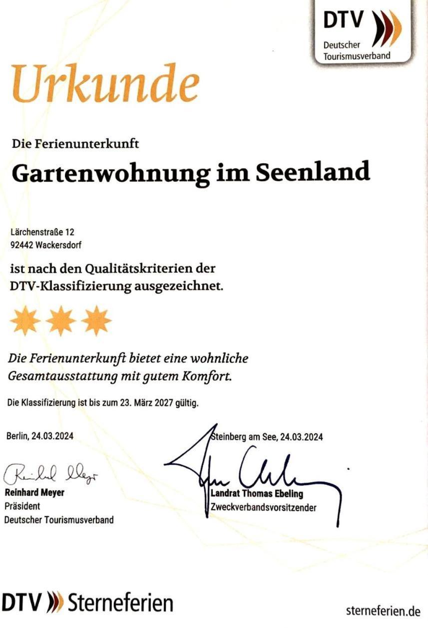 Schoene Gartenwohnung Im Seenland Apartment